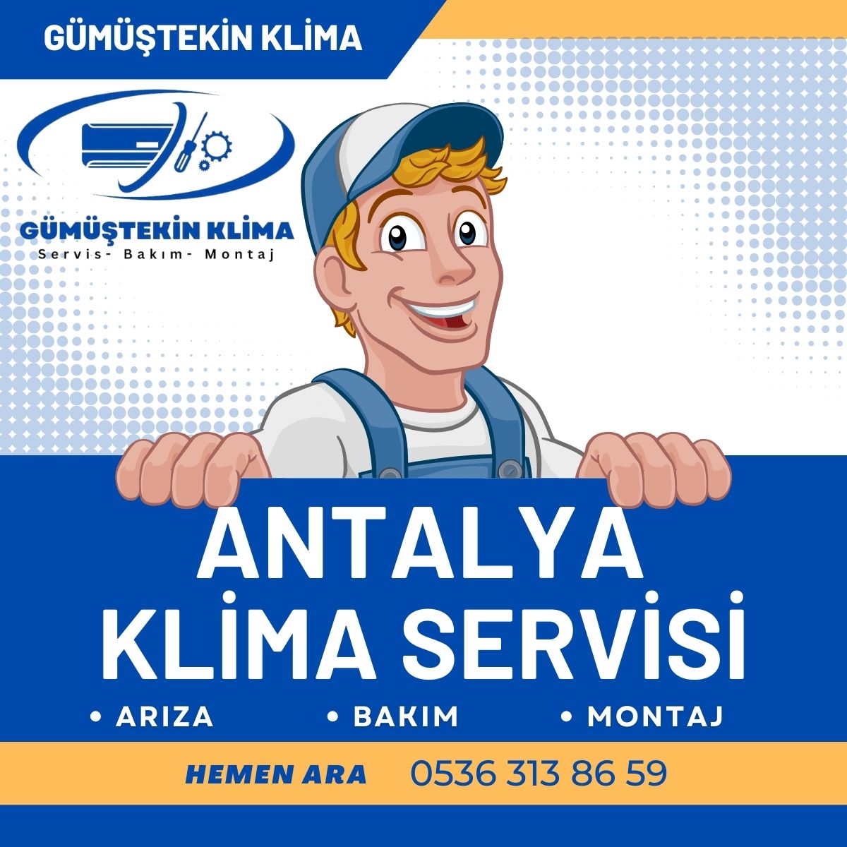 Gümüştekin Klima Servisi | Klima Arızası, Klima Bakımı, Klima Tamiri, Gazı ve Montajı Kepez